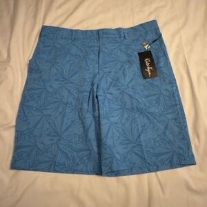 Walter Hagen Perfect 11's Men's Shorts Size 36 Agave Malibu Blue NWT